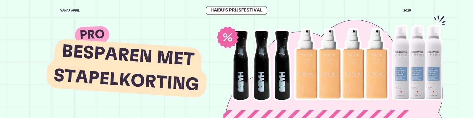 Slim inkopen voor je salon met stapelkortingen!