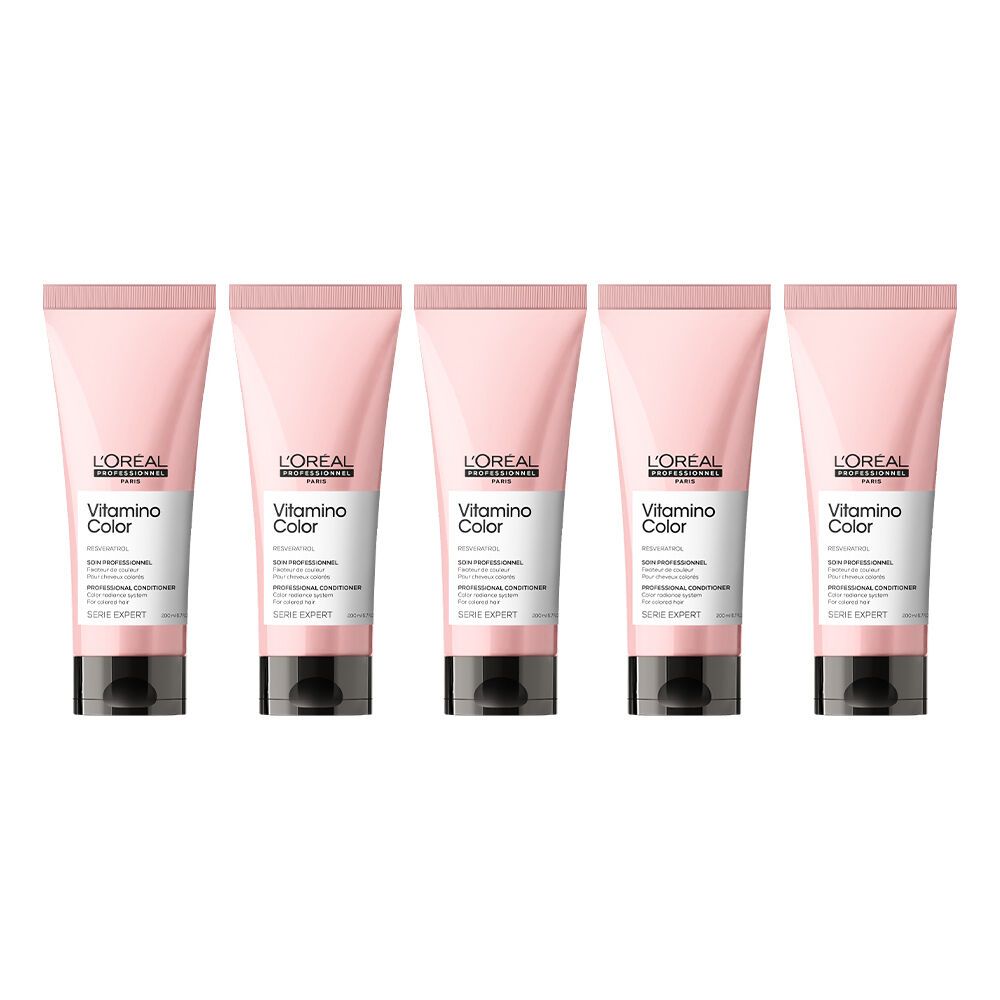 Afbeelding van 10x L'Oréal Serie Expert Vitamino Color Conditioner 200 ml - L'Oréal bundel/set/pakket