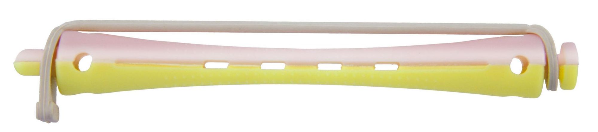 Comair Permanentwikkels lang geel/roze 8mm Geel/roze 12 stuks
