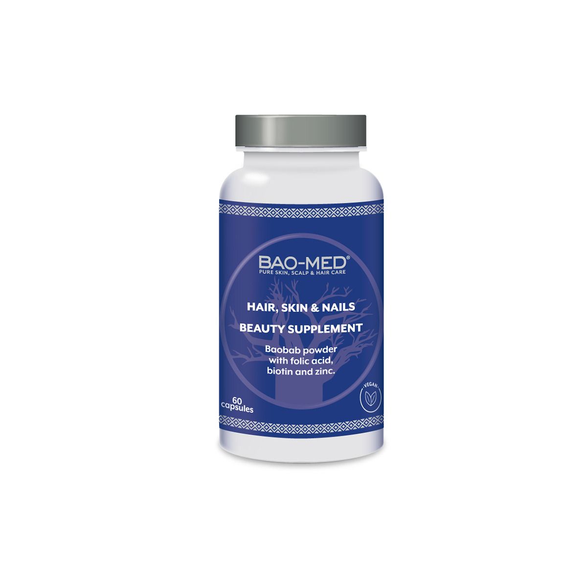 Mediceuticals Bao-med Hair, Skin & Nails Beauty Supplement 60st