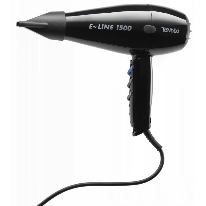 Tondeo E-Line 1500 Föhn Outlet zwart main product photo