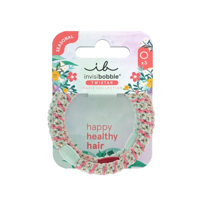 Invisibobble Twistar Oasis Mint Braids 3st main product photo