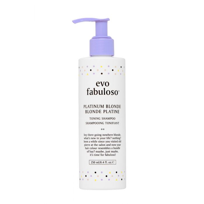 Evo Fabuloso Toning Shampoo Platinum Blonde 250ml main product photo