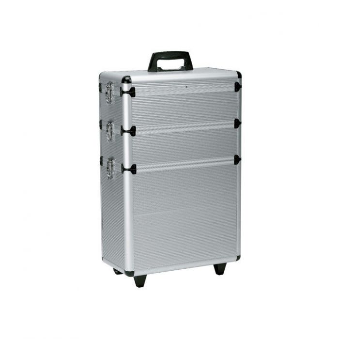 Sibel Aluminium koffer 3-delig op wieltjes Zilver 65x43x22cm main product photo