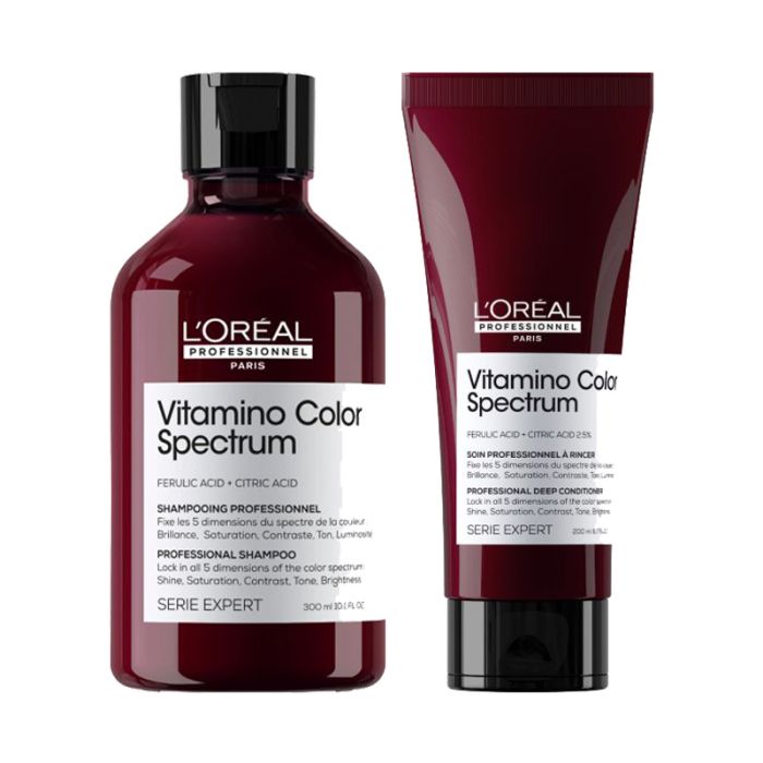 L'Oréal Vitamino Color Spectrum Shampoo 300ml + Conditioner 200ml main product photo