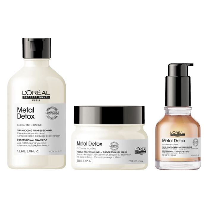 L'Oréal Serie Expert Metal Detox Shampoo 300ml + Mask 250ml + Oil 50ml main product photo