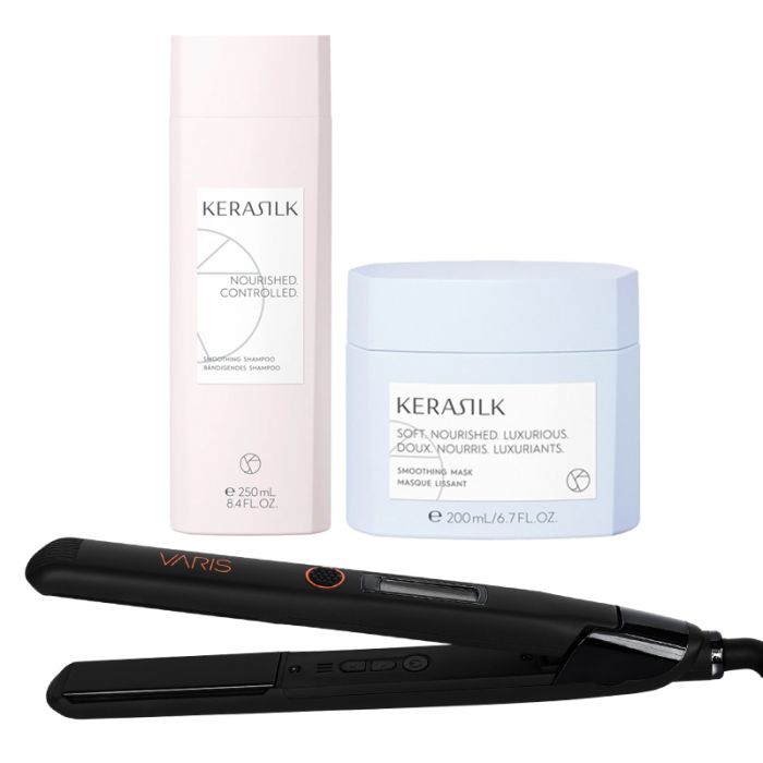 Varis Smoother Europe + Kerasilk Smoothing Mask + Kerasilk Smoothing Shampoo main product photo