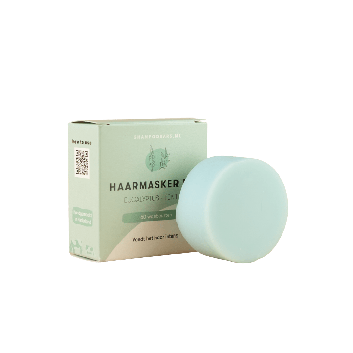 ShampooBars Haarmasker Bar Eucalyptus - Tea Tree 45gr main product photo