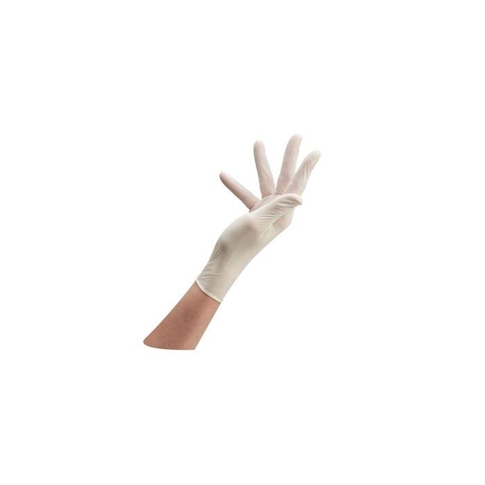 Sibel Latex-Handschoenen Medium wit 100st main product photo