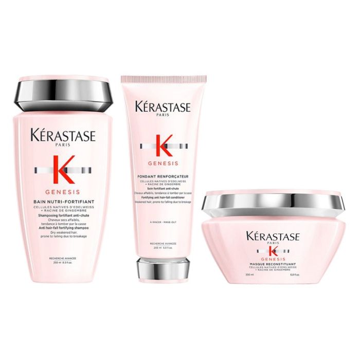 Kerastase Genesis Bain Nutri-Fortifiant 250ml + Fondant Renforcateur 200ml + Masque Reconstituant 200ml main product photo