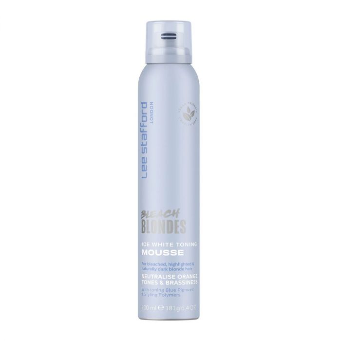 Lee Stafford Bleach Blondes Ice White Toning Mousse 200ml main product photo