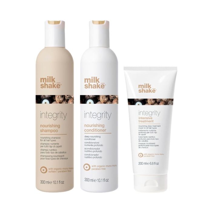 Milk_Shake Integrity Nourishing Shampoo 300ml + Conditioner 300ml + Treatment 200ml main product photo