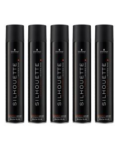 5x Schwarzkopf Silhouette Super Hold Spray 500ml