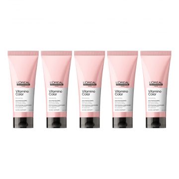 5x L'Oréal Serie Expert Vitamino Color Conditioner 200ml