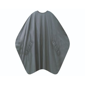 Trend-Design Kapmantel Classic button grijs 135x150cm