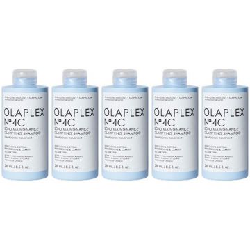 5x Olaplex No.4C Bond Maintenance Clarifying Shampoo 250ml