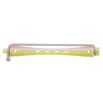 Comair Permanentwikkels lang geel/roze 8mm 12 stuks