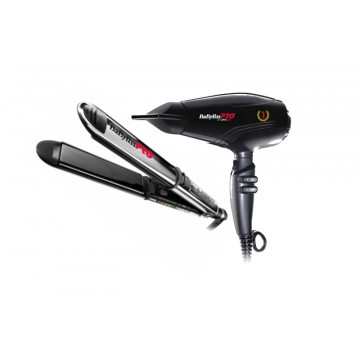 Föhn + Stijltang van Babyliss PRO