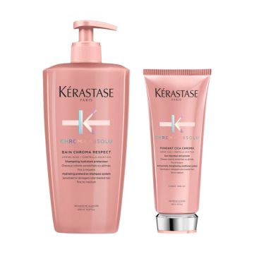 Kerastase Chroma Absolu Bain Chroma Respect 500ml + Fondant Cica Chroma 200ml 