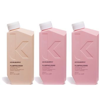 Kevin Murphy Plumping.Wash 250ml + 2x Kevin Murphy Plumping.Rinse 250ml