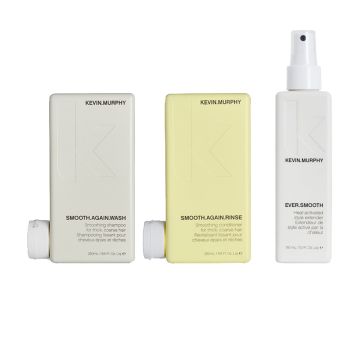 Kevin Murphy Smooth.Again.Wash 250ml + Smooth.Again.Rinse 250ml + Ever.Smooth 150ml