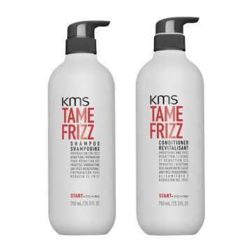 KMS Tame Frizz Shampoo + Conditioner 750ml