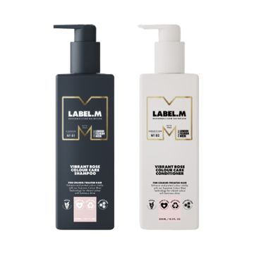 Label.m Vibrant Rose Colour Care Shampoo + Conditioner 1000ml