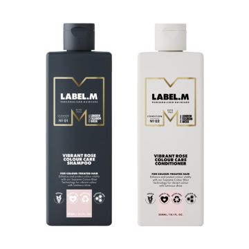 Label.m Vibrant Rose Colour Care Shampoo 300ml + Conditioner 300ml
