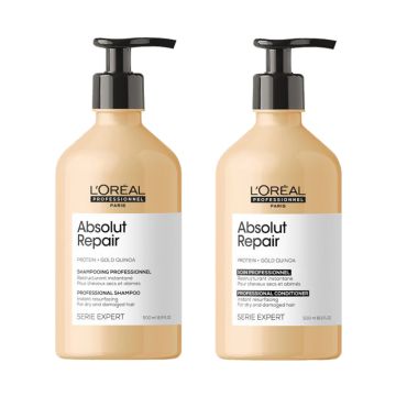 L'Oréal Serie Expert Absolut Repair Gold Shampoo 500ml + Conditioner 500ml