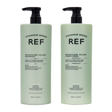 REF Weightless Volume Shampoo + Conditioner 1000ml