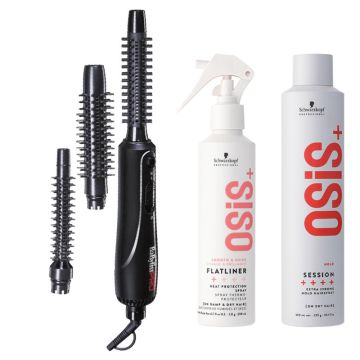 Babyliss PRO Trio Airstyler + Schwarzkopf OSiS+ Flatliner 200ml + OSiS+ Session Hairspray 500ml