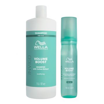 Wella Invigo Volume Boost Shampoo + Spray