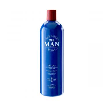 CHI MAN The One 3-in-1 Shampoo, Conditioner & Body Wash 739ml