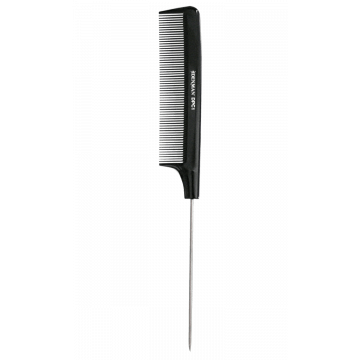 Denman Precision Comb DPC1 Pin Tail zwart - zilver