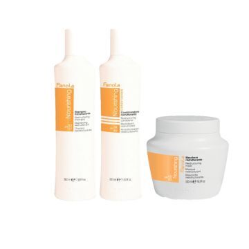 Droog haar pakket Fanola Nourishing Restructuring