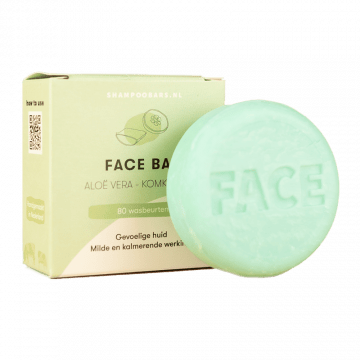 ShampooBars Face Bar Aloe Vera & Komkommer