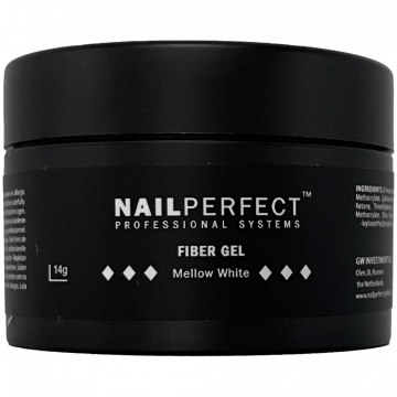 NailPerfect Fiber Gel Mellow White 14gr