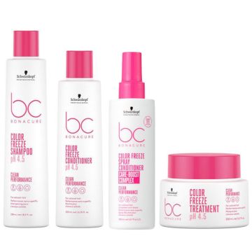 Gekleurd haar pakket Schwarzkopf Bonacure Color Freeze