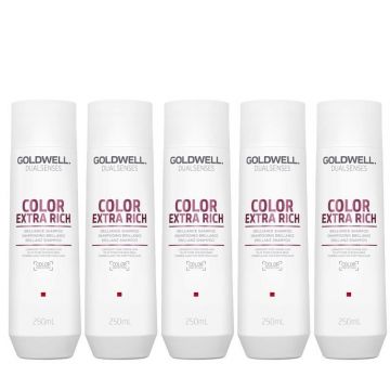 5x Goldwell Dualsenses Color Extra Rich Brilliance Shampoo 250ml