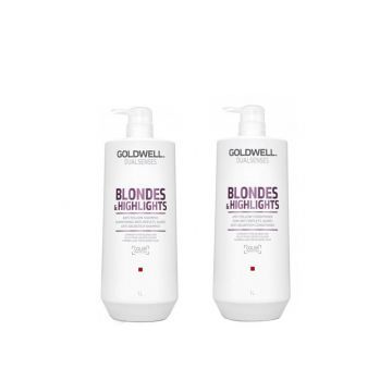 Goldwell Dualsenses Blondes & Highlights Shampoo + Conditioner