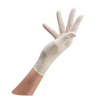 Sinelco Latex Handschoenen Medium Wit 100st.