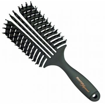 Hercules Vent Brush met Everzwijnhaar Zwart Large