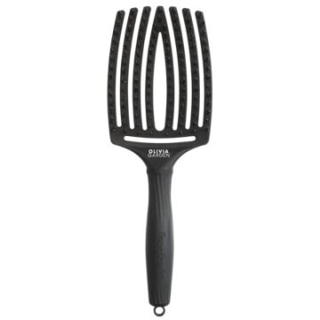 Olivia Garden Fingerbrush Care Iconic Sanglier & Nylon Black Large