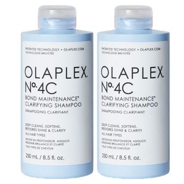 2x Olaplex No.4C Bond Maintenance Clarifying Shampoo 250ml