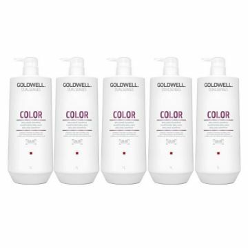 5x Goldwell Dualsenses Color Brilliance Shampoo 1000ml