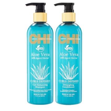 CHI Aloe Vera Shampoo 340ml + Conditioner 340ml