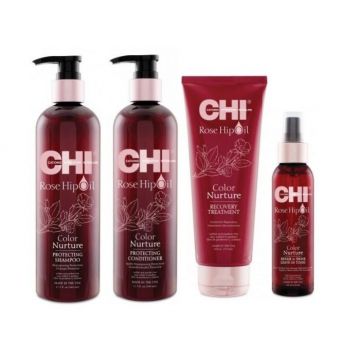 Gekleurd haar pakket CHI Rose Hip Oil