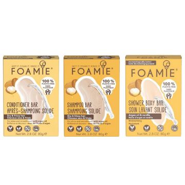 Pluizig haar pakket Foamie Bar Kiss Me Argan