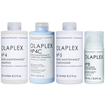 Beschadigd haar pakket Olaplex No.4 + 4C + 5 + 8