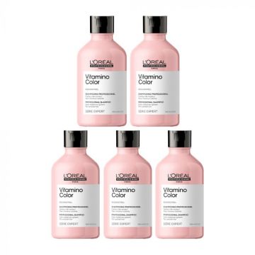 5x L'Oréal Serie Expert Vitamino Shampoo 300ml